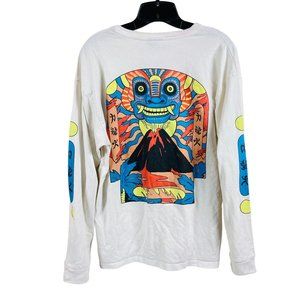 Topman Felicity Marshall Roar T-Shirt Long Sleeve Lunar New Year Med Tshirt T Sh